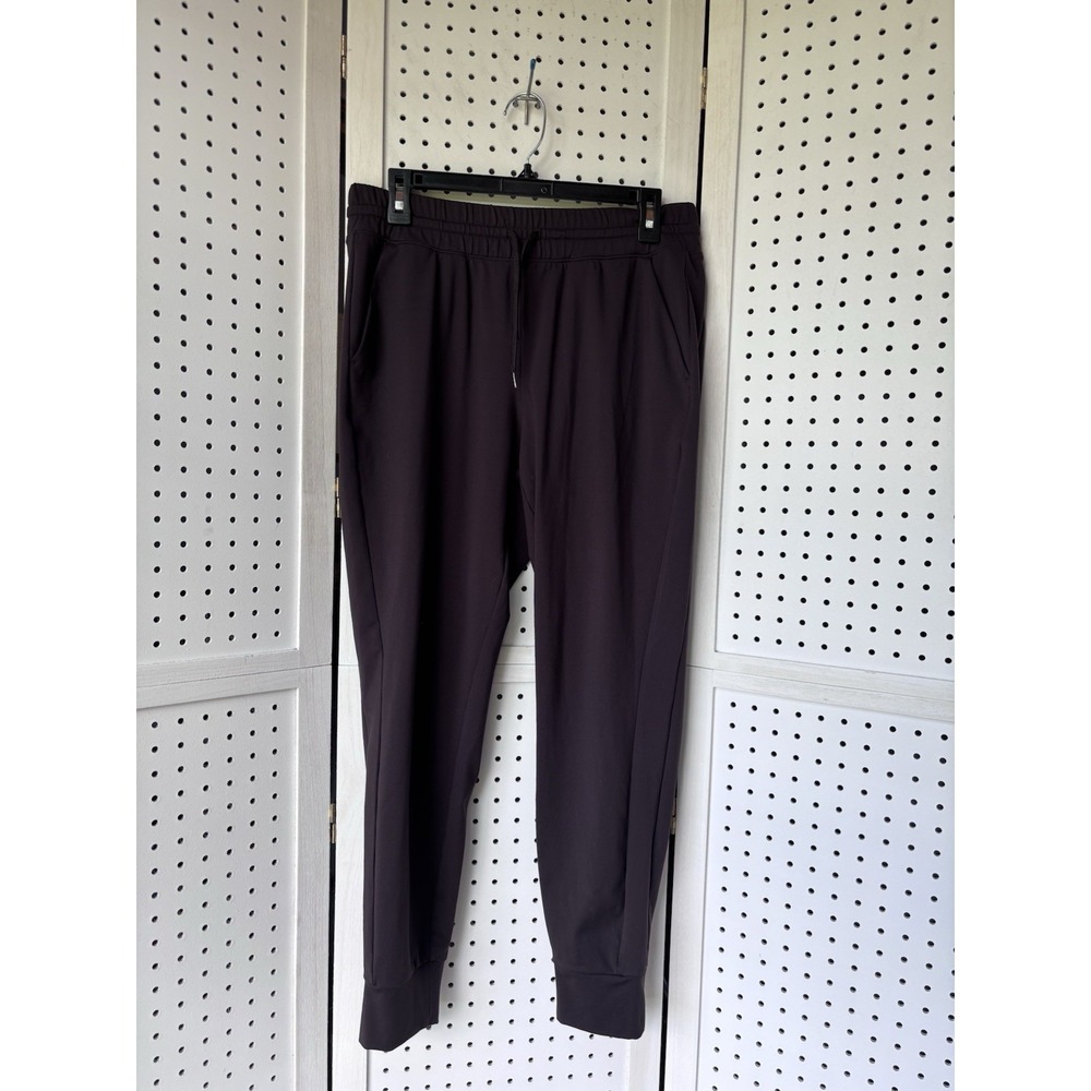Yogalicious Women's M Black PolarLux Maya Illusion Jogger Pants Pockets Stretch
